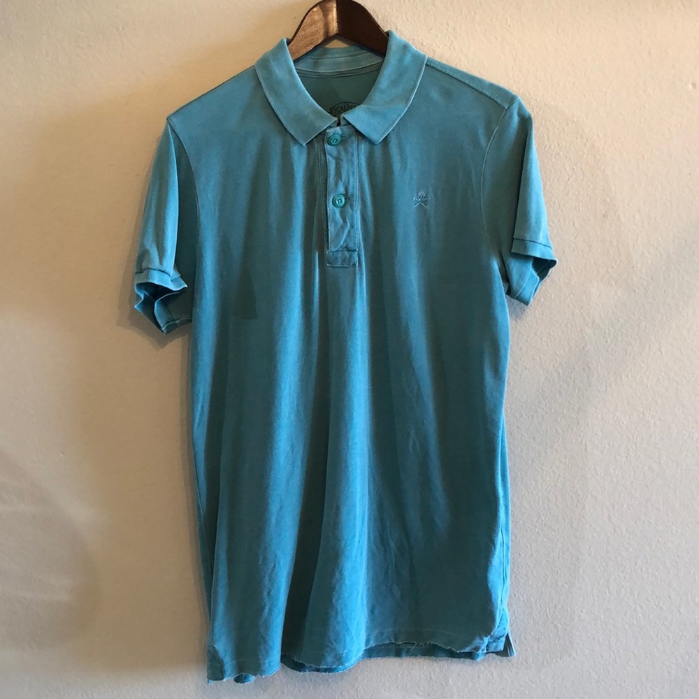 Scalpers green polo size large